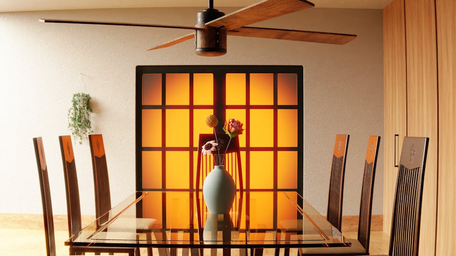 Elegant dining table with flowers